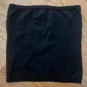 Vintage Y2K Dolce & Gabanna Black Ribbed Tube Top